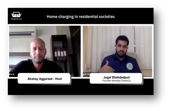 EVReporter interview with Jugal Shahdadpuri about residential charging